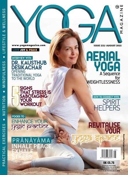 Yoga Magazine – Issue 232 – August 2022 Cover
