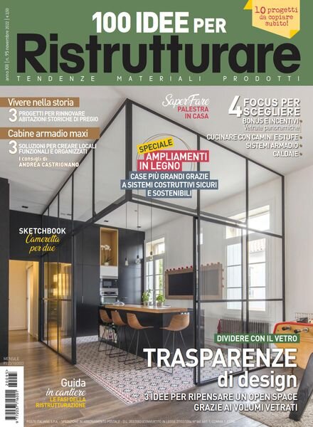 100 Idee per Ristrutturare – novembre 2022 Cover