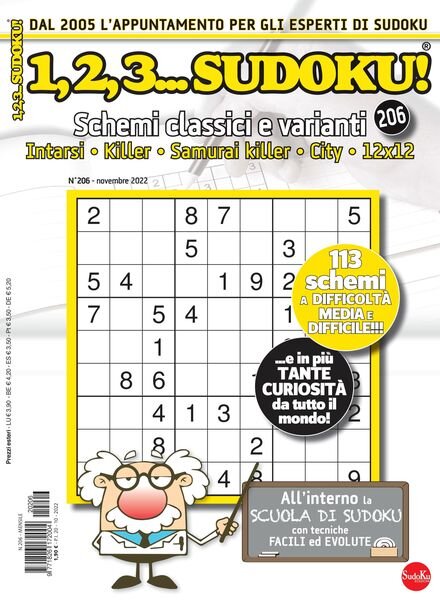 123 Sudoku – novembre 2022 Cover