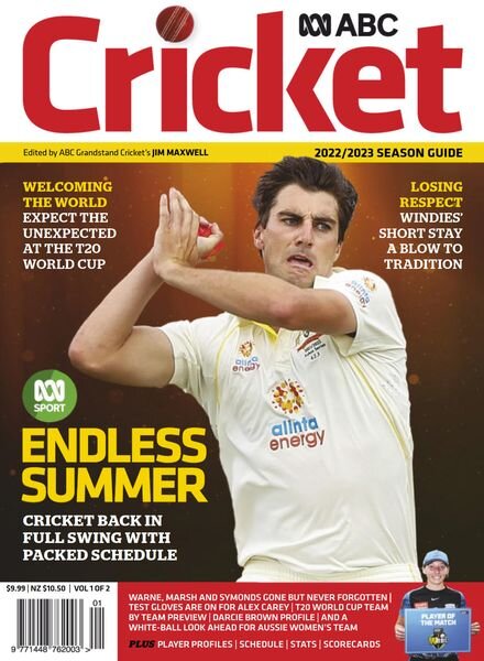 ABC Cricket Magazine – October 2022 Cover