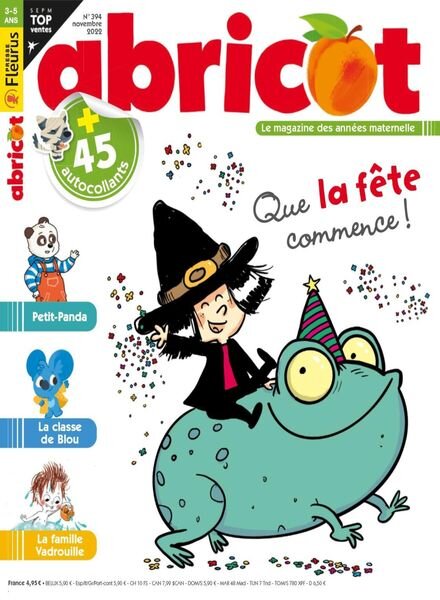 Abricot – octobre 2022 Cover