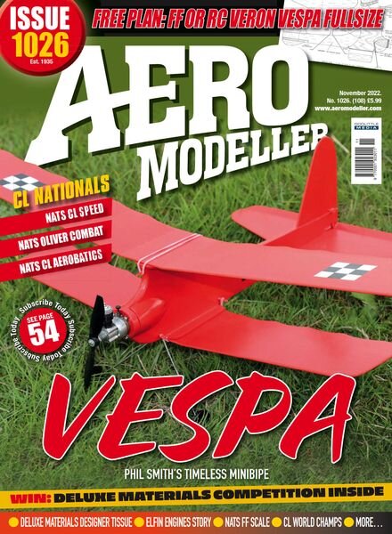 AeroModeller – Issue 1026 – November 2022 Cover