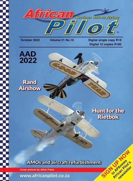 African Pilot – October 2022 Cover