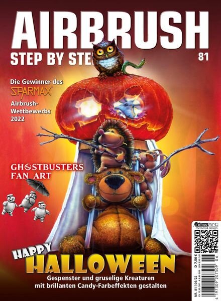 Airbrush Step by Step German Edition – Oktober 2022 Cover