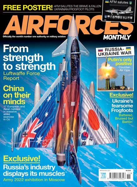 AirForces Monthly – Issue 416 – November 2022 Cover