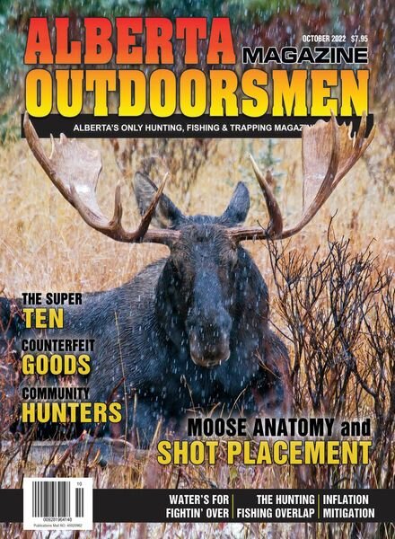 Alberta Outdoorsmen – Volume 24 Issue 6 – October 2022 Cover