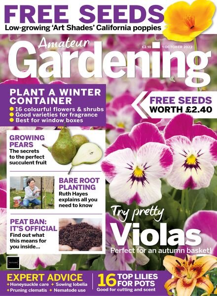 Amateur Gardening – 01 October 2022 Cover