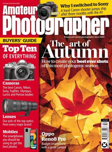 Amateur Photographer – 11 October 2022 Cover