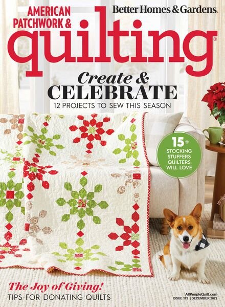 American Patchwork & Quilting – December 2022 Cover