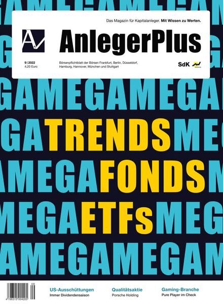 AnlegerPlus – Oktober 2022 Cover