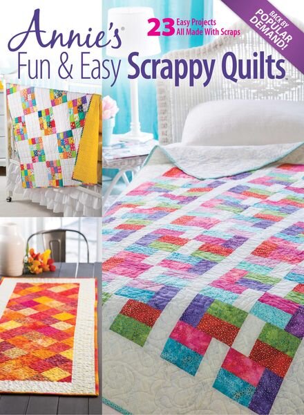 Annie’s Fun & Easy Scrappy Quilts – October 2022 Cover