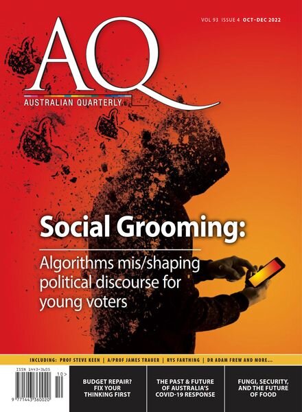 AQ Australian Quarterly – October 2022 Cover