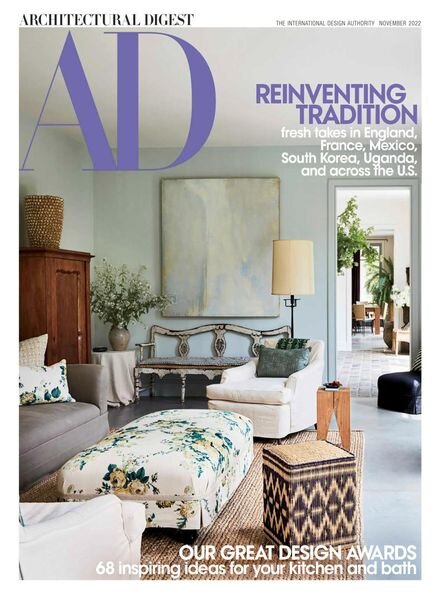 Architectural Digest USA – November 2022 Cover