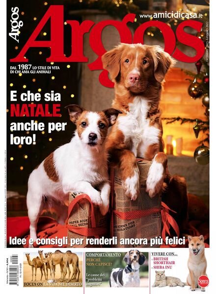 Argos – Dicembre 2021 – Gennaio 2022 Cover