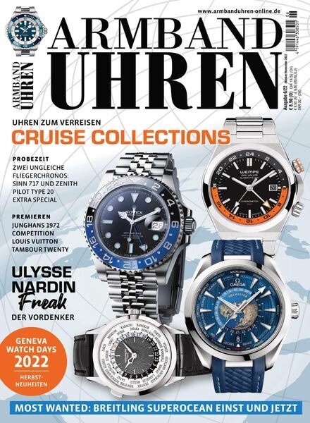 Armbanduhren – Oktober 2022 Cover