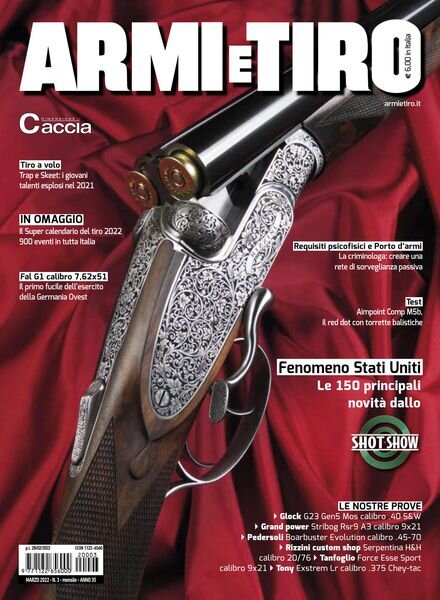 Armi e Tiro – Marzo 2022 Cover