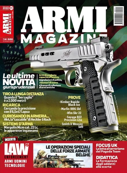 Armi Magazine – novembre 2022 Cover