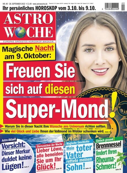 Astrowoche – 28 September 2022 Cover