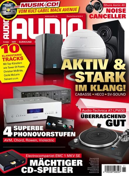 Audio – November 2022 Cover