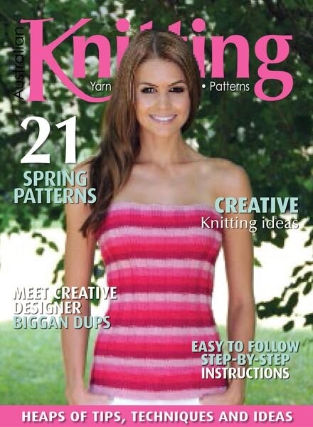 Australian Knitting – October 2022 Cover