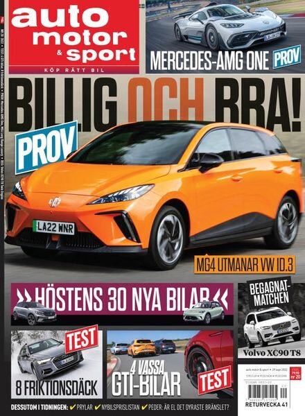 Auto Motor & Sport – 29 september 2022 Cover