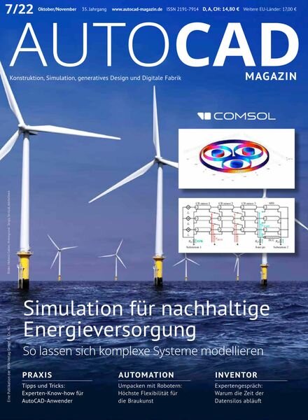AutoCAD & Inventor Magazin – Oktober 2022 Cover