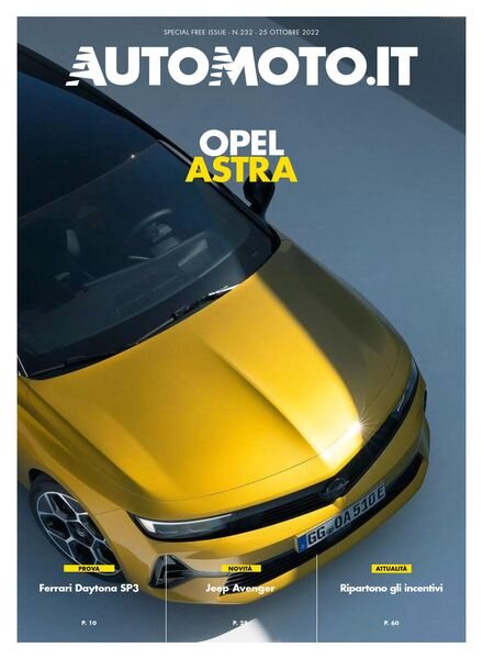 Automoto.it Magazine – 25 Ottobre 2022 Cover