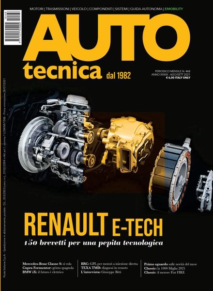 Autotecnica – Agosto-Settembre 2021 Cover