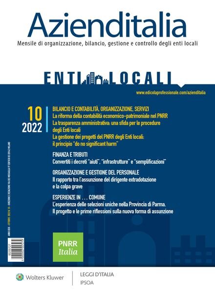 Azienditalia – Ottobre 2022 Cover
