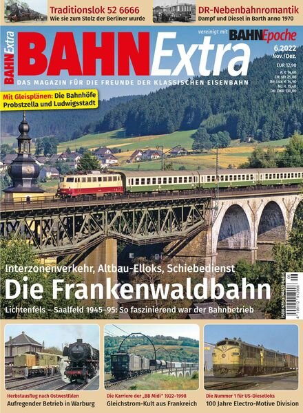 Bahn Extra – November-Dezember 2022 Cover