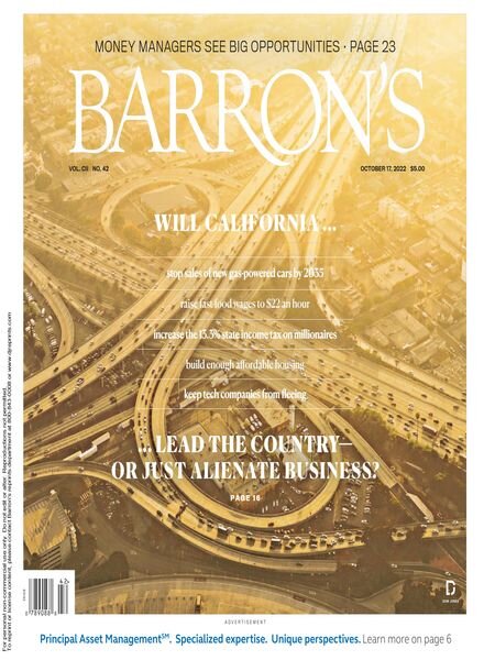 Barron’s – October 17 2022 Cover