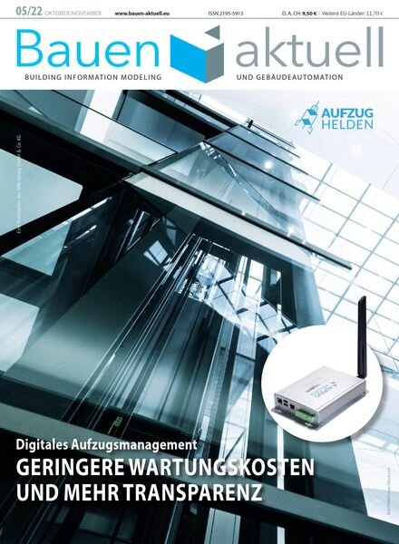 Bauen Aktuell – Oktober-November 2022 Cover