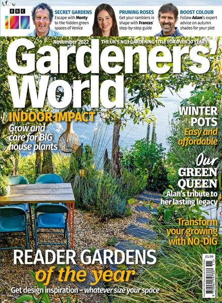 BBC Gardeners’ World – November 2022 Cover