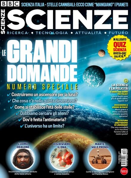 BBC Scienze – Dicembre 2021 – Gennaio 2022 Cover