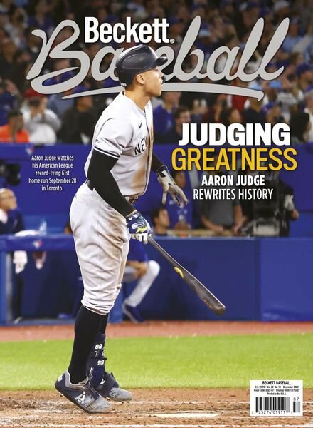 Beckett Baseball – December 2022 Cover