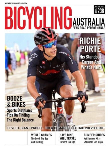 Bicycling Australia – Issue 238 – November-December 2022 Cover