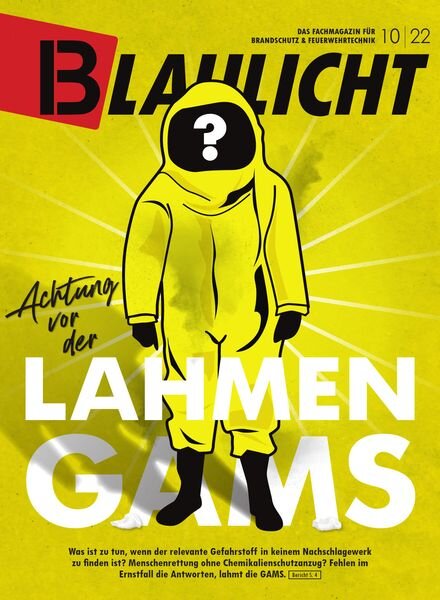 Blaulicht – Oktober 2022 Cover