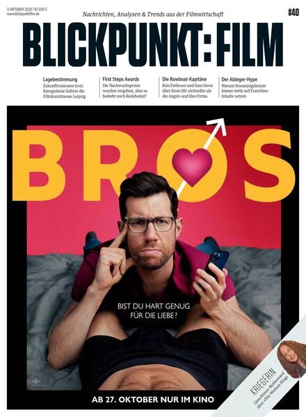 Blickpunkt Film – 3 Oktober 2022 Cover