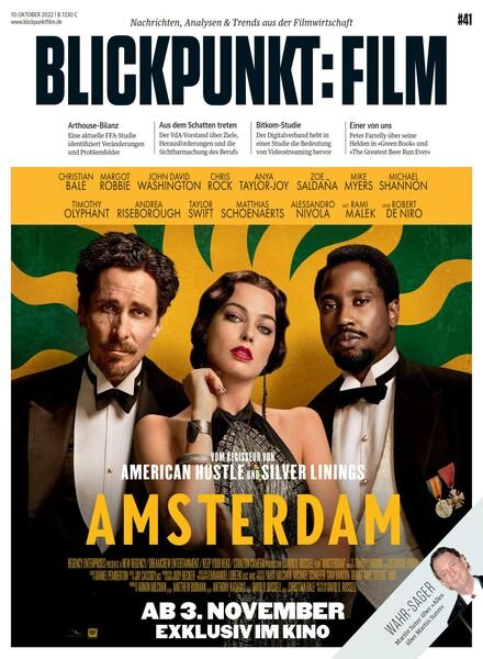 Blickpunkt Film – Oktober 2022 Cover