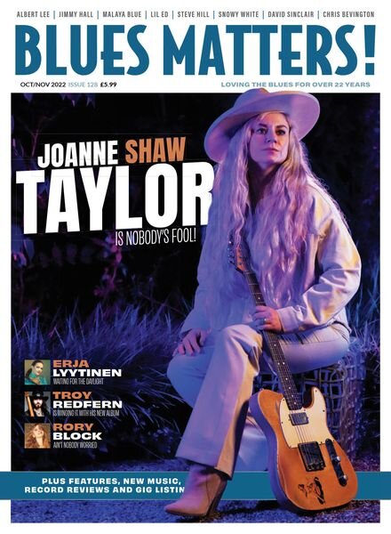 Blues Matters! – Issue 129 – October-November 2022 Cover
