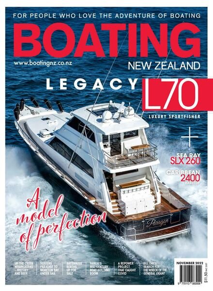 Boating New Zealand – November 2022 Cover