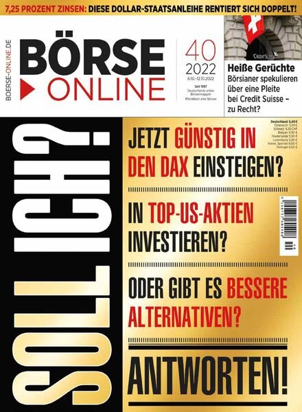 Borse Online – 06 Oktober 2022 Cover