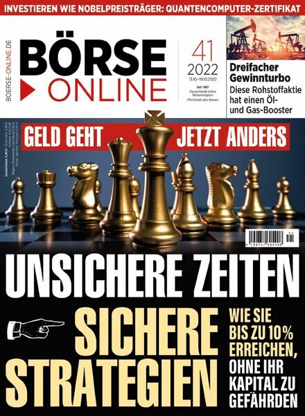 Borse Online – 13 Oktober 2022 Cover