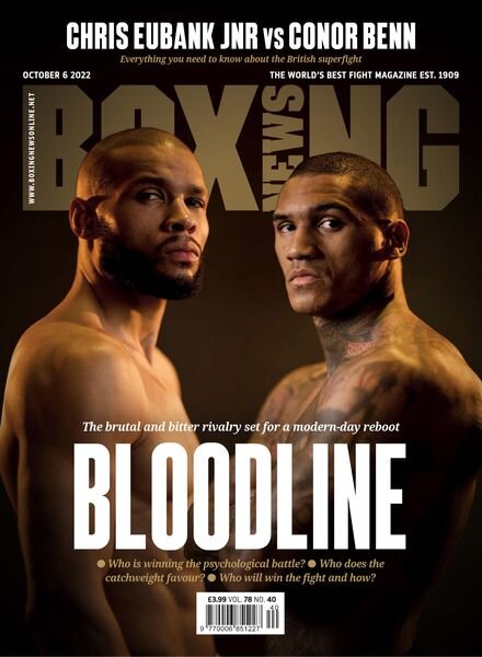 Boxing News – October 06 2022 Cover