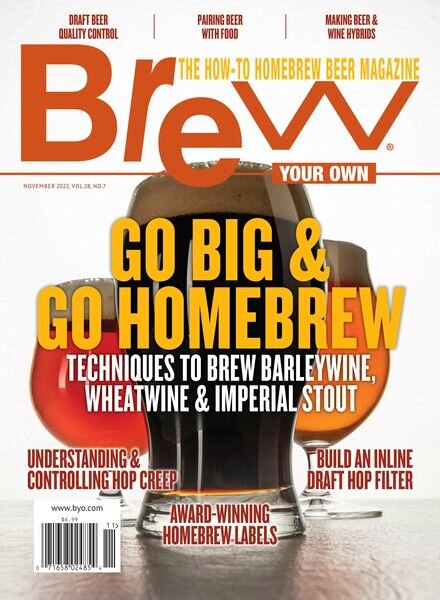 Brew Your Own – November 2022 Cover