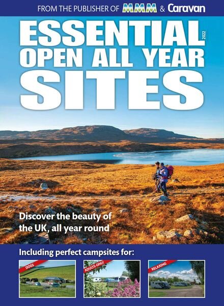 Camping – Essential Open All Year Sites 2022 Cover