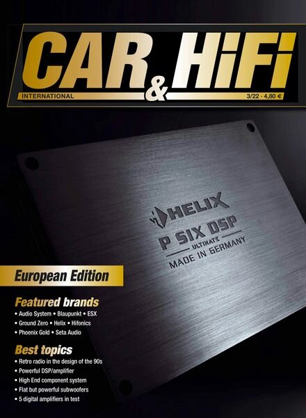 CAR&HIFI International – October 2022 Cover