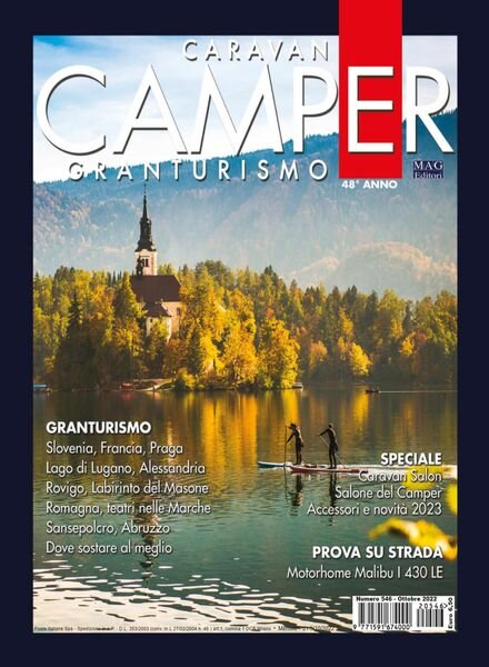 Caravan e Camper Granturismo – Ottobre 2022 Cover