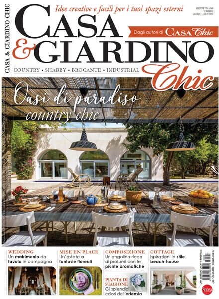 Casa & Giardino Chic – Giugno-Luglio 2022 Cover