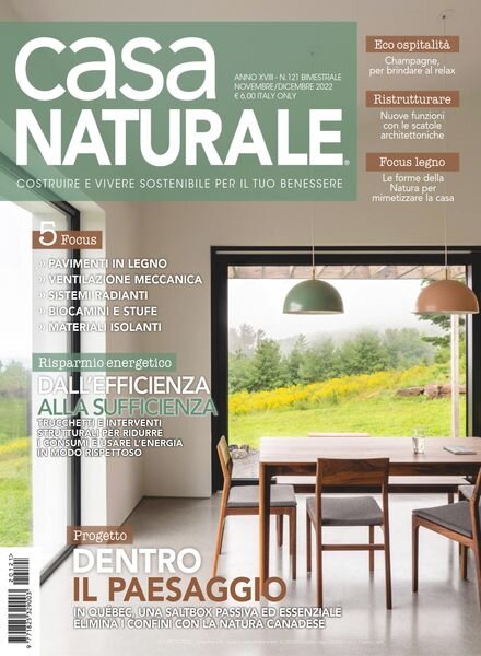 Casa Naturale – novembre 2022 Cover